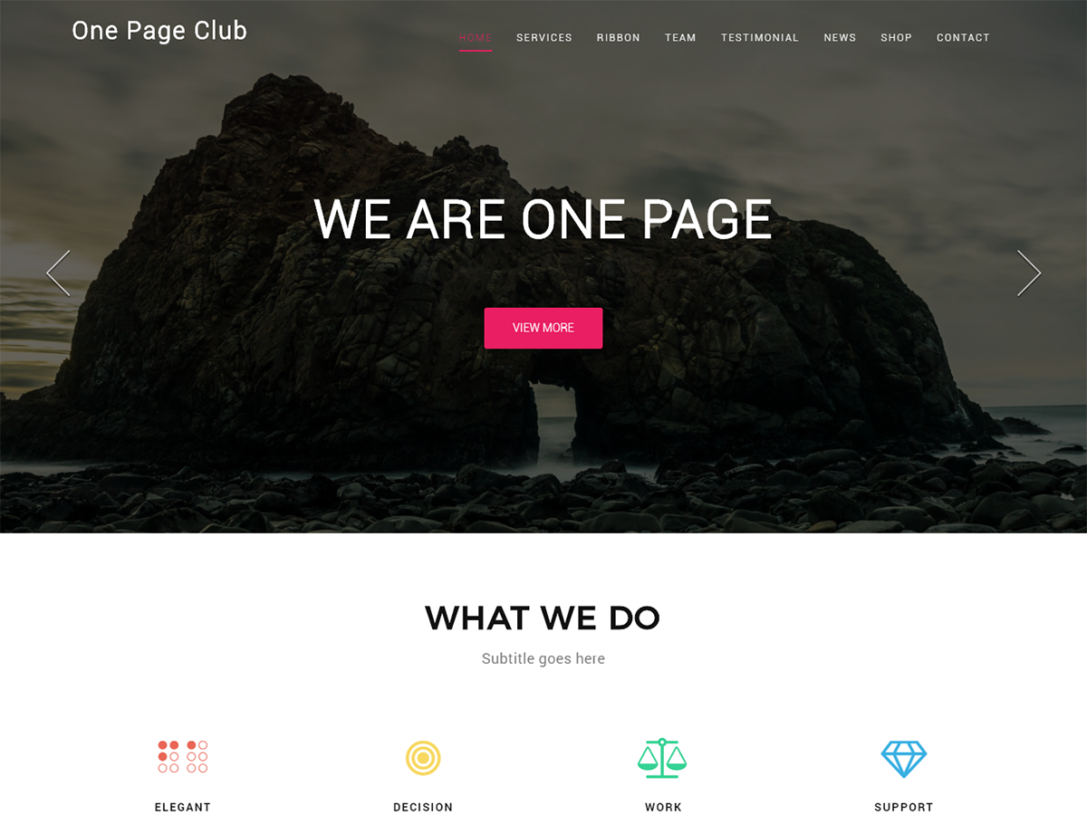 One Page Club